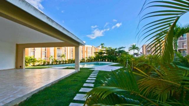 Apartment with pool, children’s area, gazebo and 24 hour security | Real Estate in Dominican Republic